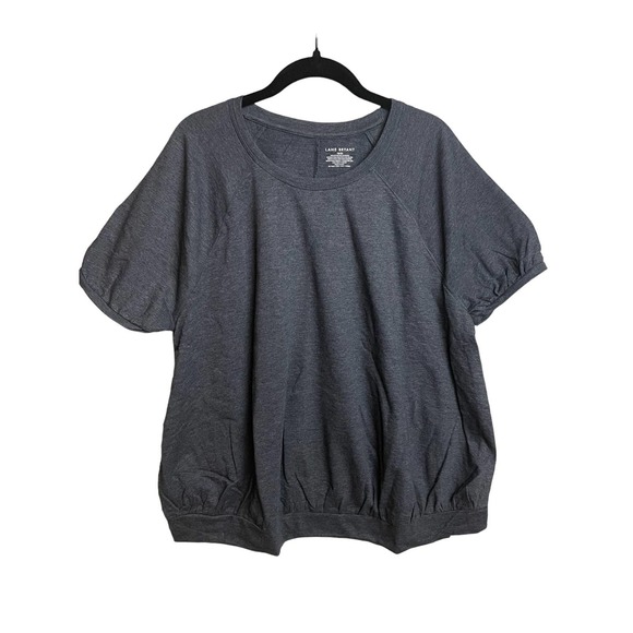 Lane Bryant Tops - Lane Bryant Short Sleeve Top in Off Black Size 18/20 NWT